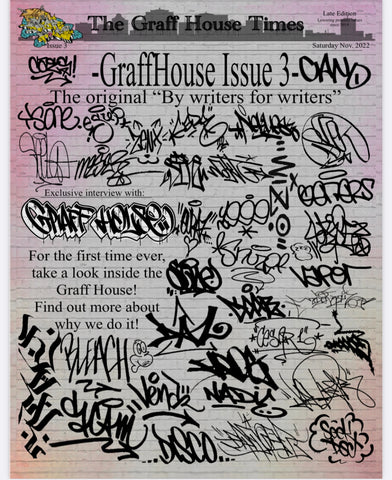 GRAFFHOUSE ISSUE 3 (14 ZINES LEFT)